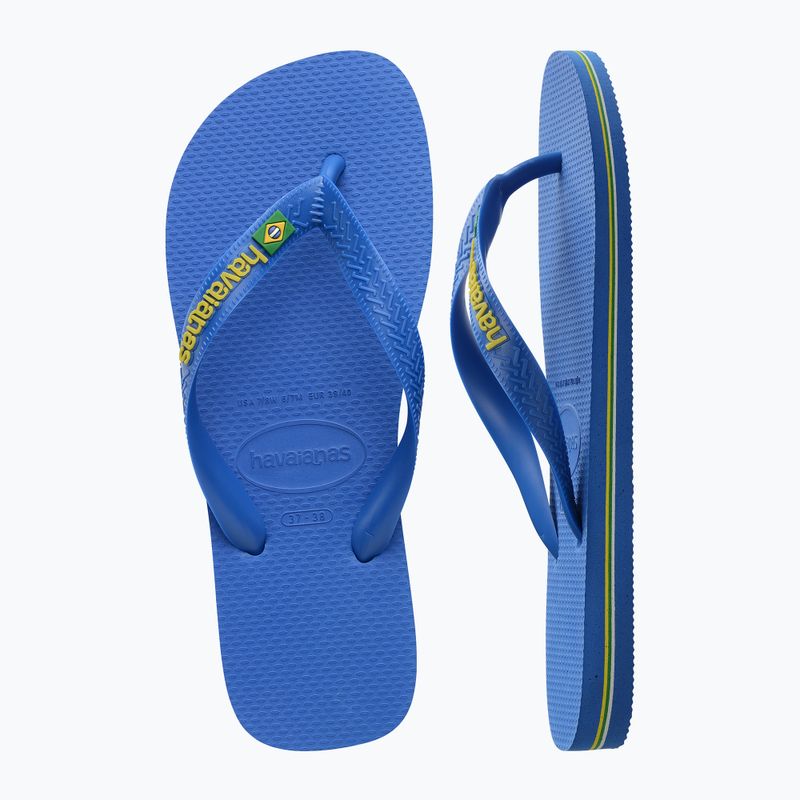 Japonki Havaianas Brasil Logo Neon star blue /  star blue 11