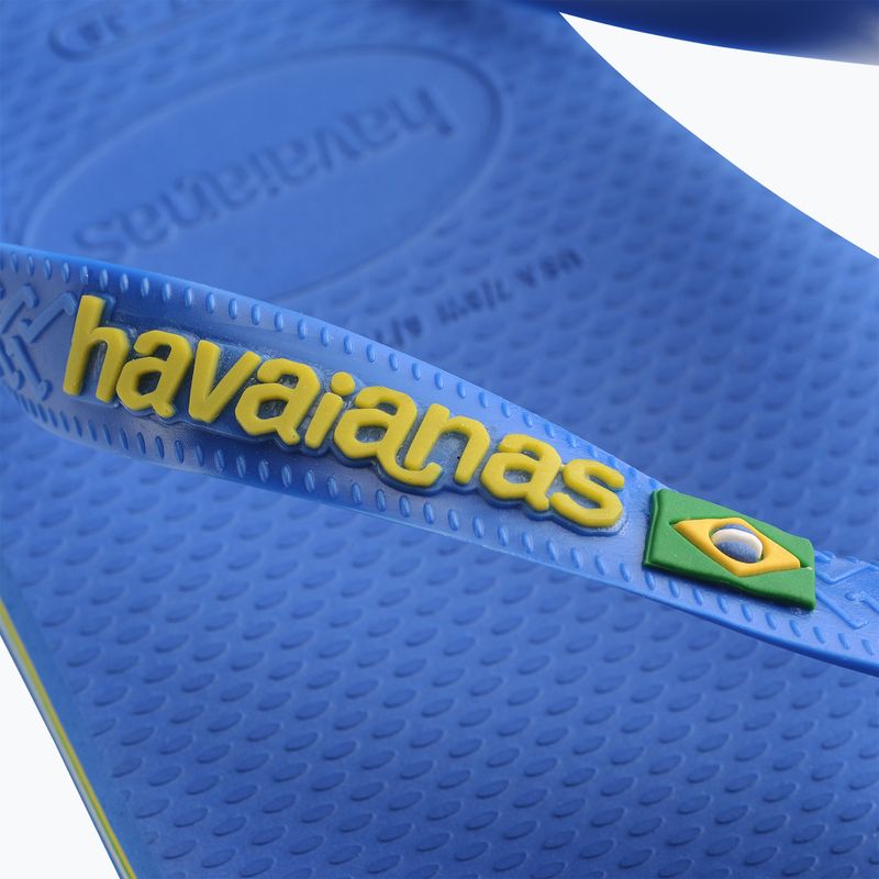 Japonki Havaianas Brasil Logo Neon star blue /  star blue 12