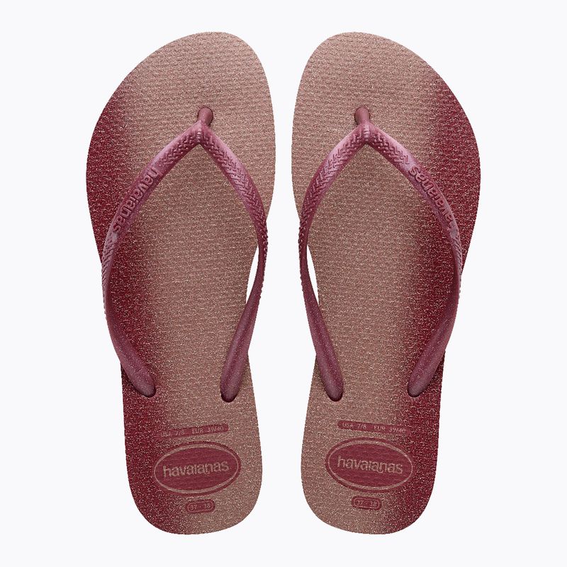 Japonki damskie Havaianas Slim Gloss amaranth 3