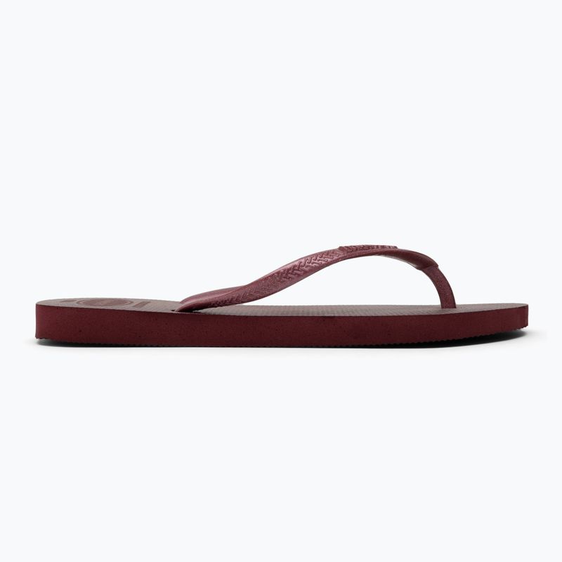 Japonki damskie Havaianas Slim Gloss amaranth 2