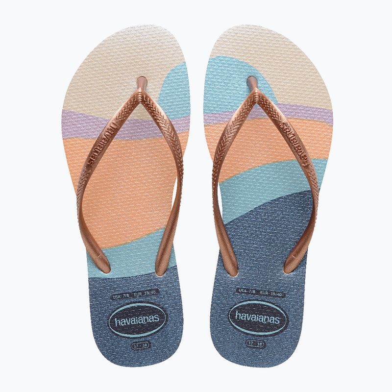 Japonki damskie Havaianas Slim Palette Glow beige 4