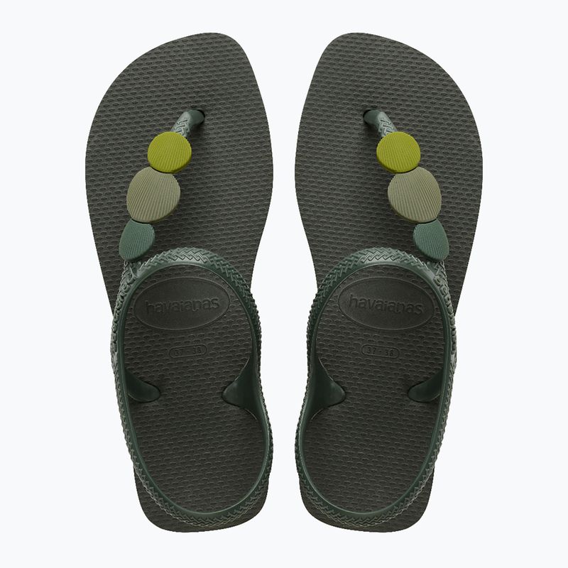 Sandały damskie Havaianas Flash Urban Plus olive green 4