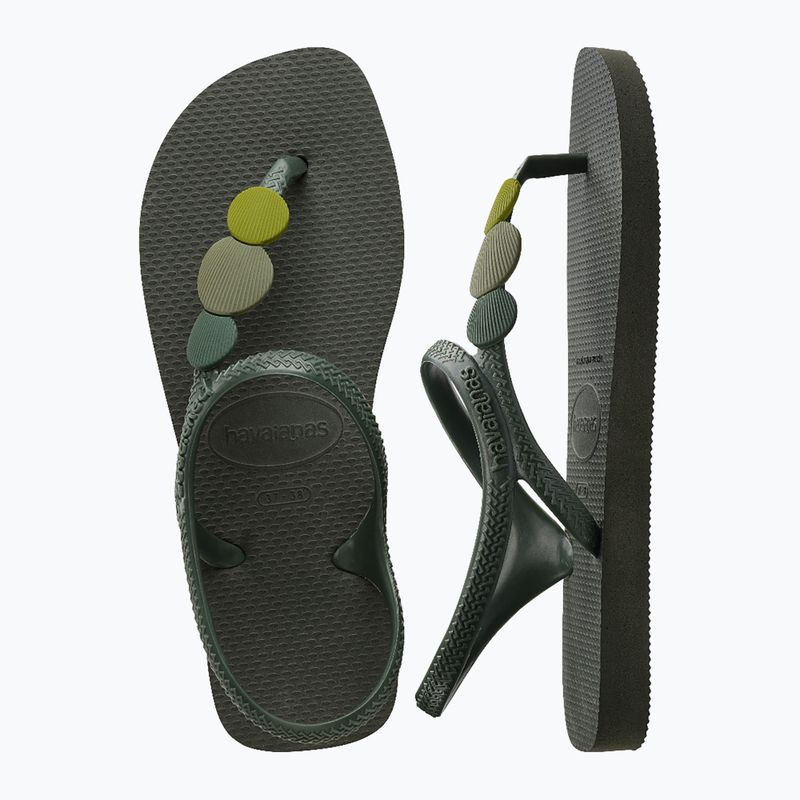 Sandały damskie Havaianas Flash Urban Plus olive green 5