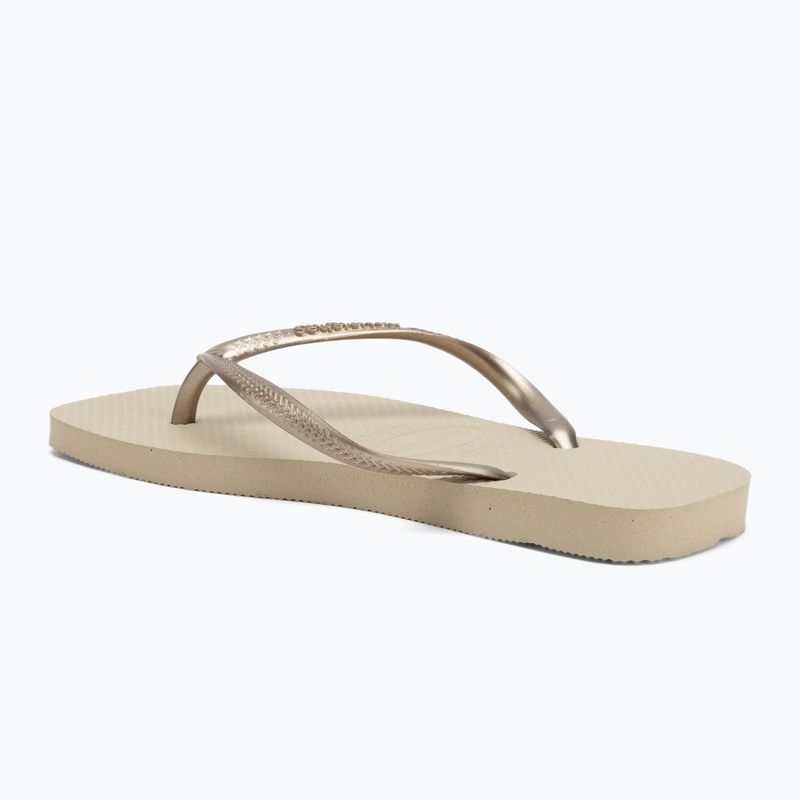Japonki damskie Havaianas Slim Square sand grey 3