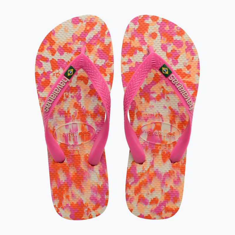 Japonki Havaianas Brasil Tech II pink flux 10