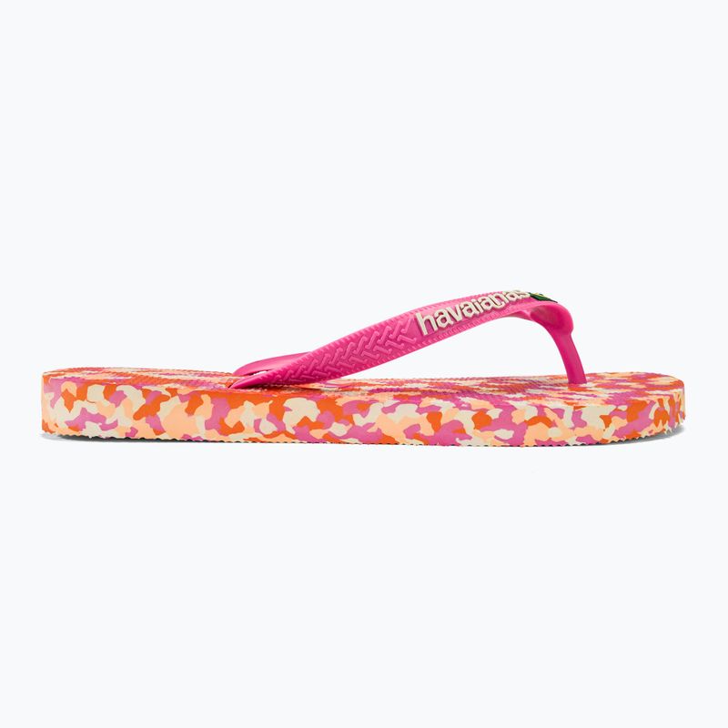 Japonki Havaianas Brasil Tech II pink flux 2