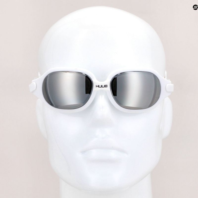 Okulary do pływania HUUB Retro white 7