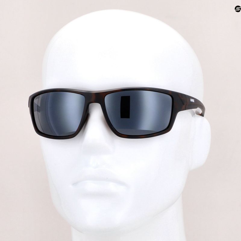 Okulary przeciwsłoneczne UVEX Sportstyle 230 havanna matt/litemirror silver 11