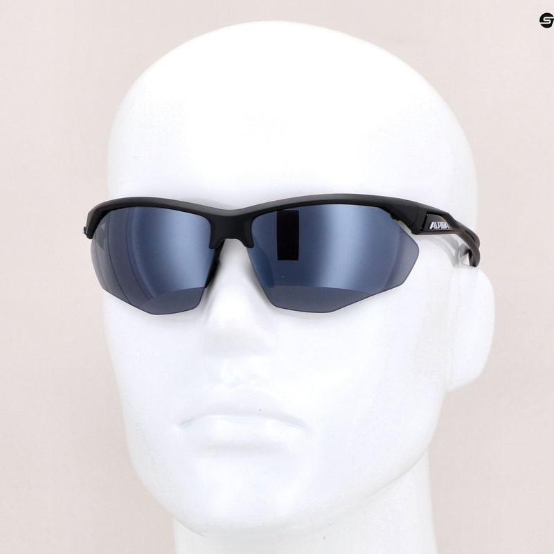 Okulary przeciwsłoneczne Alpina Nylos HR black matte/ black mirror 7