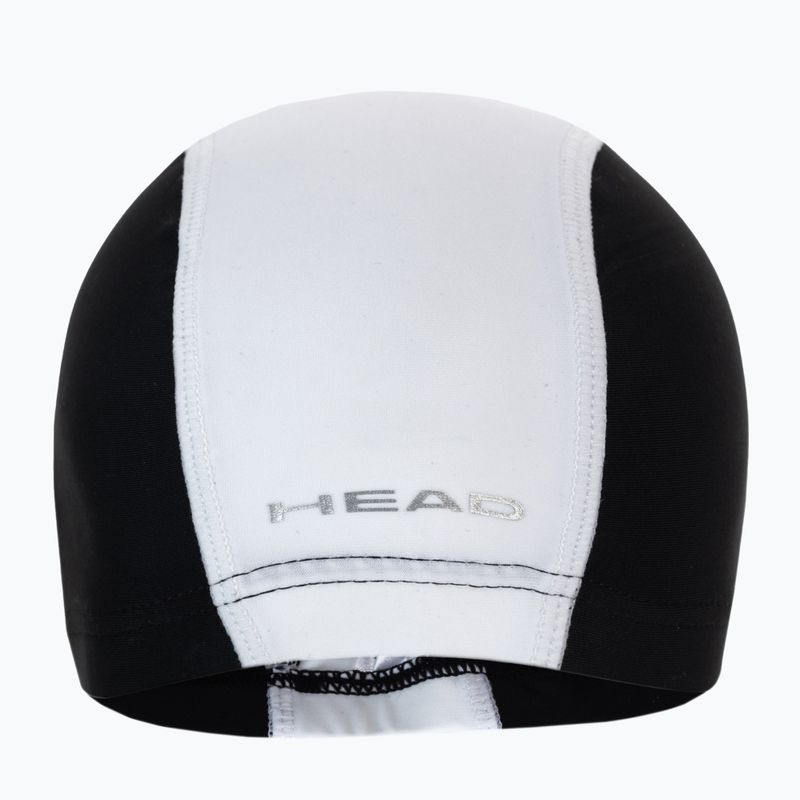 Czepek pływacki dziecięcy HEAD Spandex Lycra black/white 3