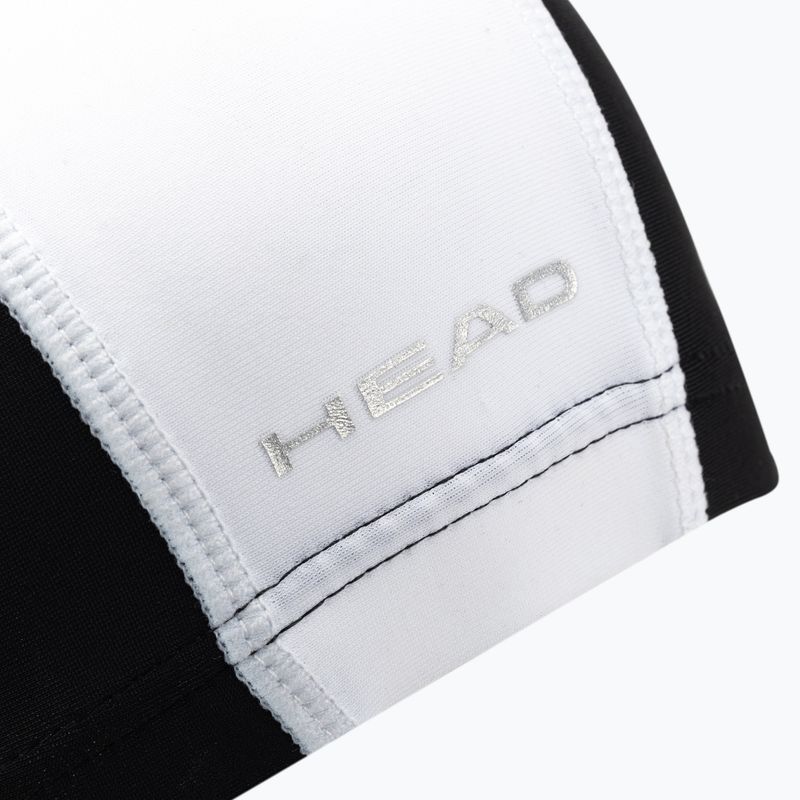 Czepek pływacki dziecięcy HEAD Spandex Lycra black/white 4