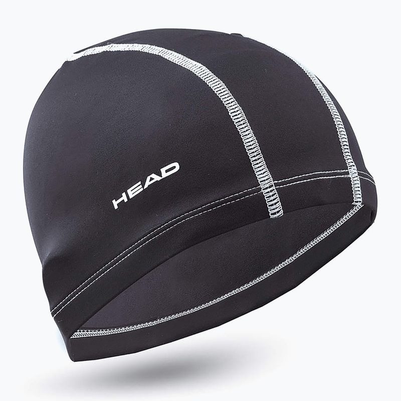 Czepek pływacki dziecięcy HEAD Spandex Lycra black/white 5