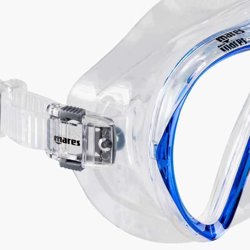 Zestaw do nurkowania Mares Vento clear/blue 12