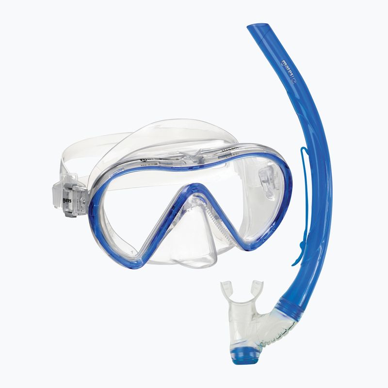 Zestaw do snorkelingu Mares Combo Stream royal blue/clear