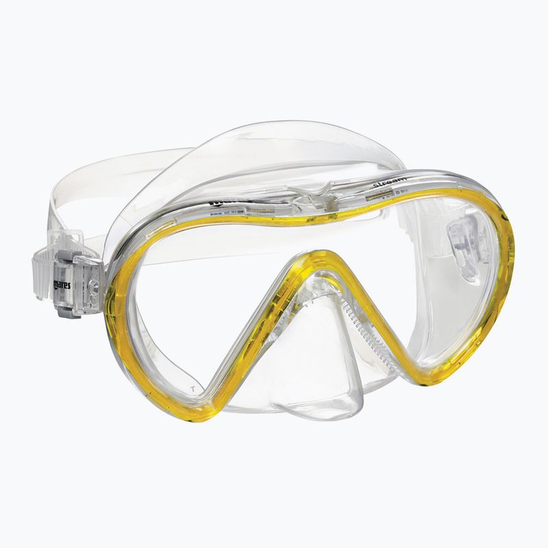 Zestaw do snorkelingu Mares Combo Stream yellow/clear 2