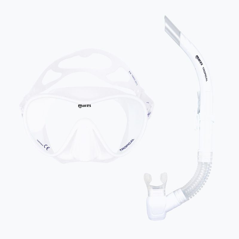 Zestaw do nurkowania Mares Tropical white 2