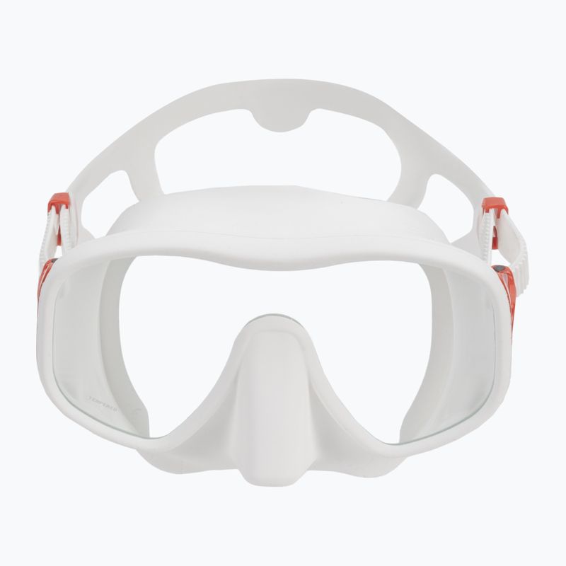 Maska do nurkowania Mares Jupiter white/red 2