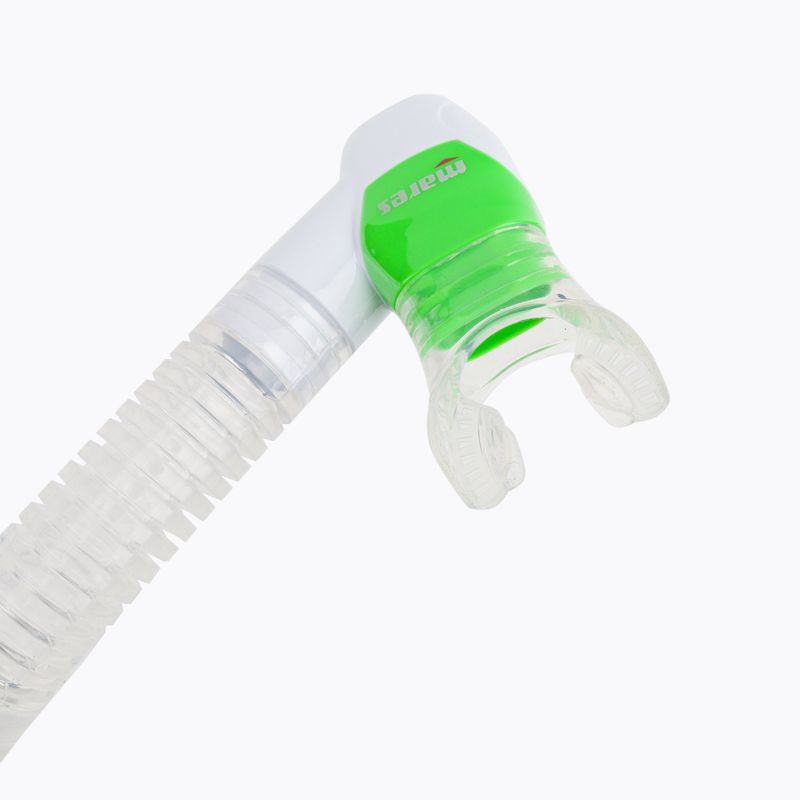 Fajka do nurkowania Mares Rebel Flex white/green 2