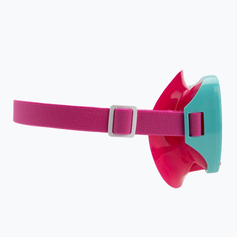 Maska do snorkelingu dziecięca Mares Turtle aqua/pink 3