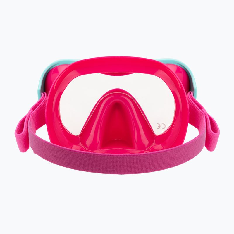 Maska do snorkelingu dziecięca Mares Turtle aqua/pink 4
