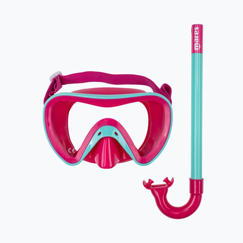 Zestaw do nurkowania dziecięcy Mares Turtle pink 8