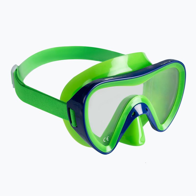 Zestaw do nurkowania dziecięcy Mares Turtle green 2