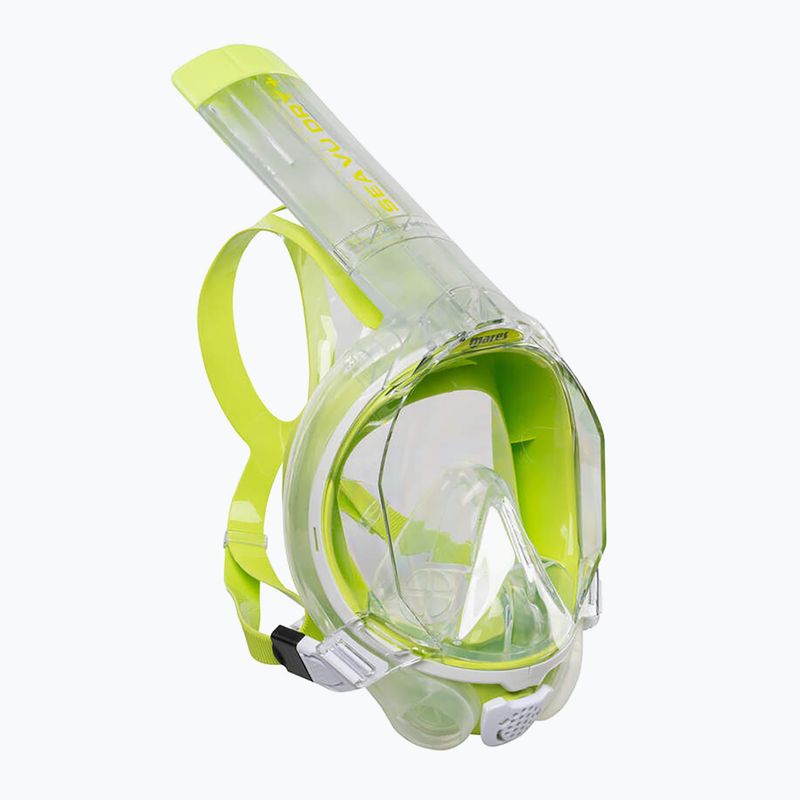 Maska pełnotwarzowa do snorkelingu Mares Sea Vu Dry + white/lime