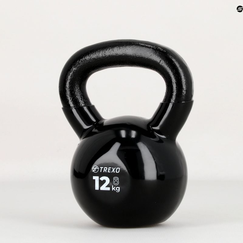 Kettlebell winylowy TREXO VKB12 12 kg 9