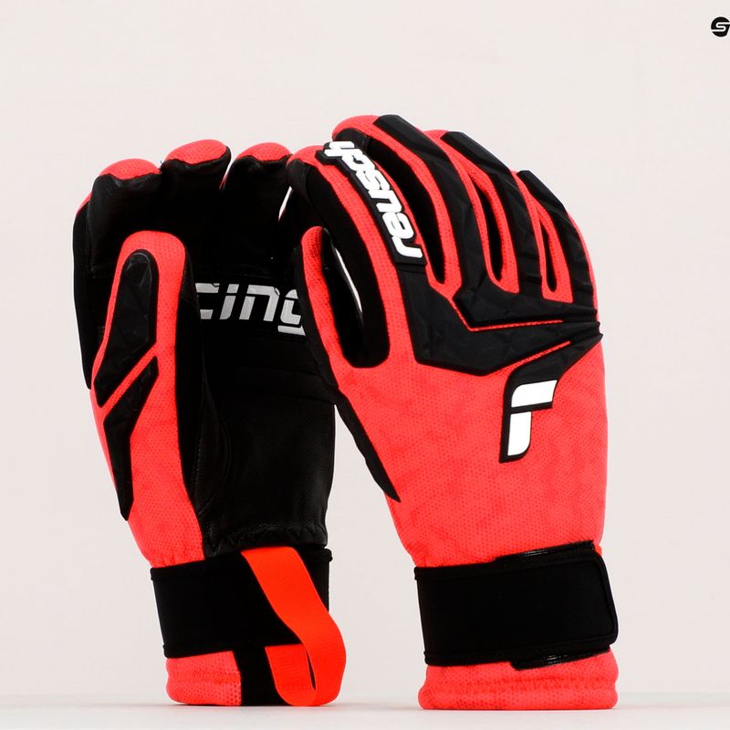 Rękawice narciarskie Reusch World Cup Warrior Neo black/fluo red 7