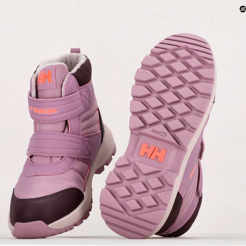 Śniegowce dziecięce Helly Hansen Jk Bowstring Boots HellyTech pink ash/syrin/wild rose 19