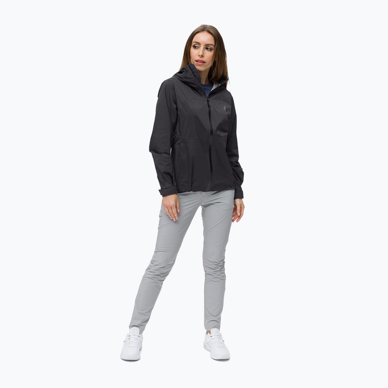Kurtka przeciwdeszczowa damska Black Diamond Stormline Stretch black 2