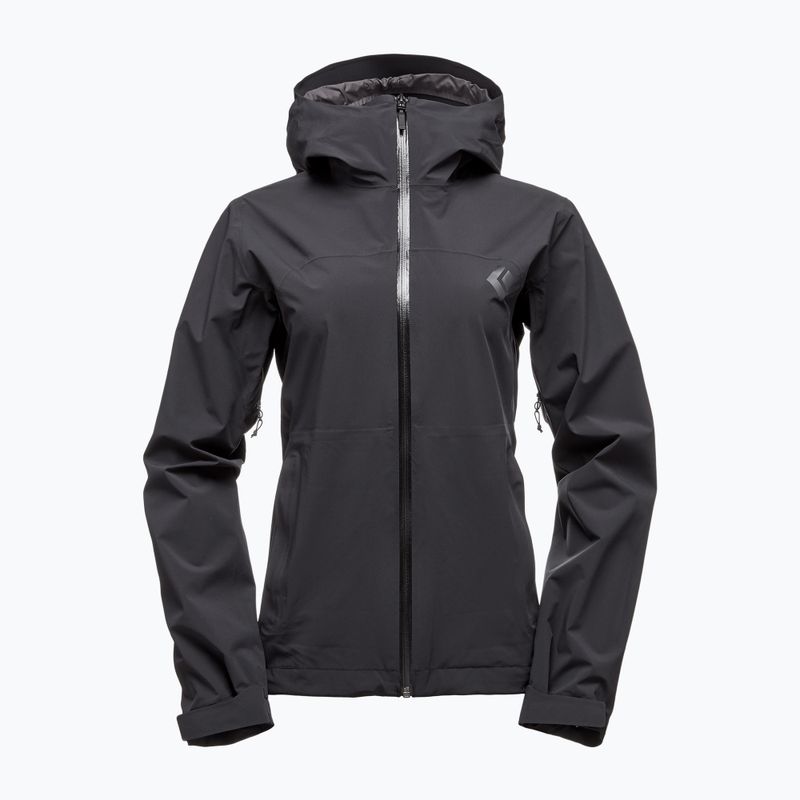 Kurtka przeciwdeszczowa damska Black Diamond Stormline Stretch black 6