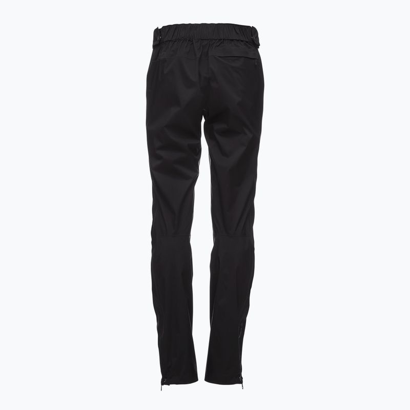 Spodnie z membraną damskie Black Diamond Stormline Stretch Full Zip Rain black 7