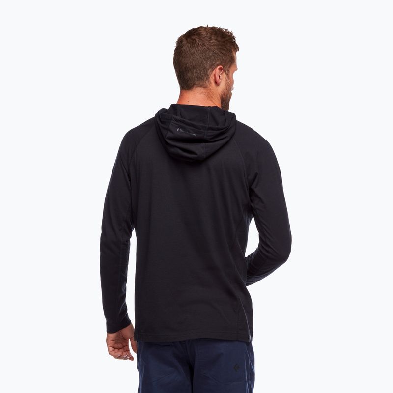 Bluza trekkingowa męska Black Diamond Crag Hoody black 2