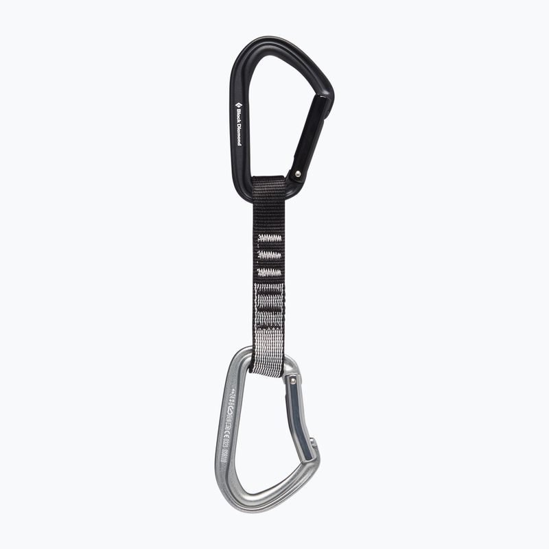 Ekspres wspinaczkowy Black Diamond Hotforge Quickdraw 12 cm light gray