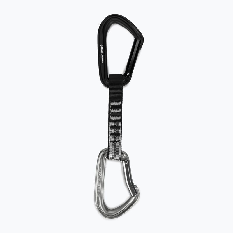 Zestaw ekspresów wspinaczkowych Black Diamond Hotforge Quickpack Set 6 szt. 12 cm light gray 2