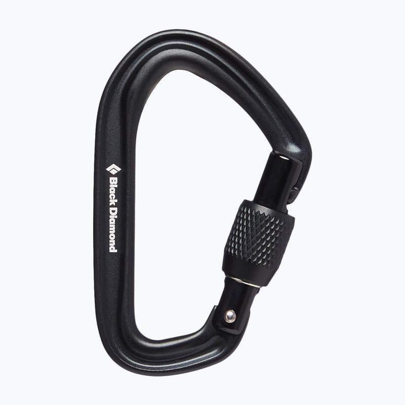 Karabinek Black Diamond Hotforge Screwgate Carabiner black