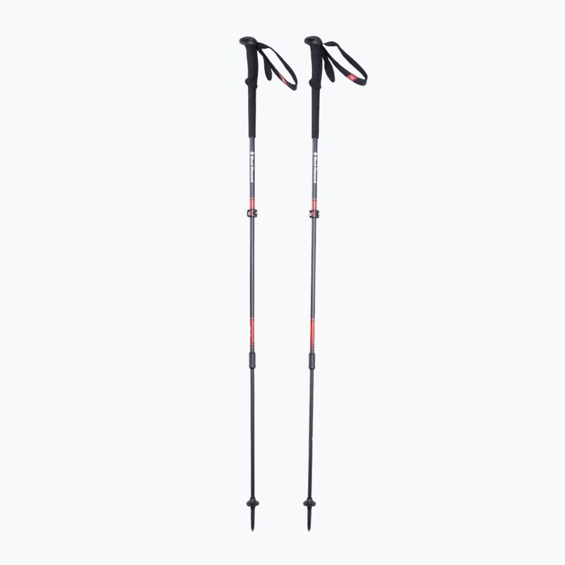 Kije trekkingowe Black Diamond Trail Pro Trek fire red