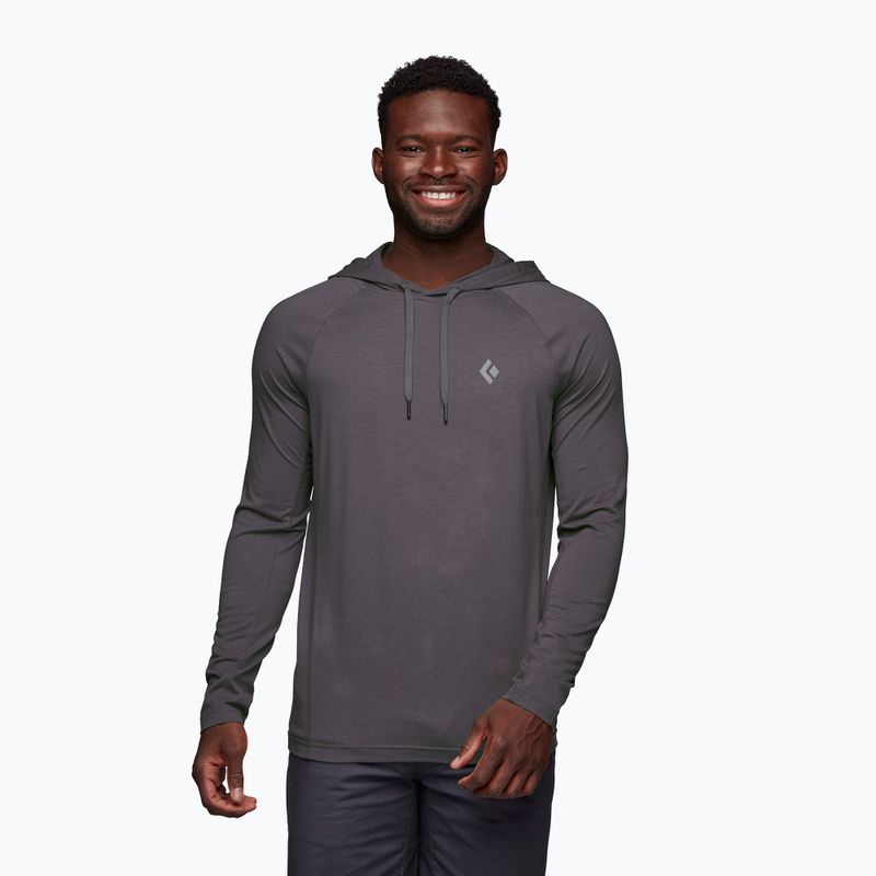 Bluza trekkingowa męska Black Diamond Crag Hoody carbon