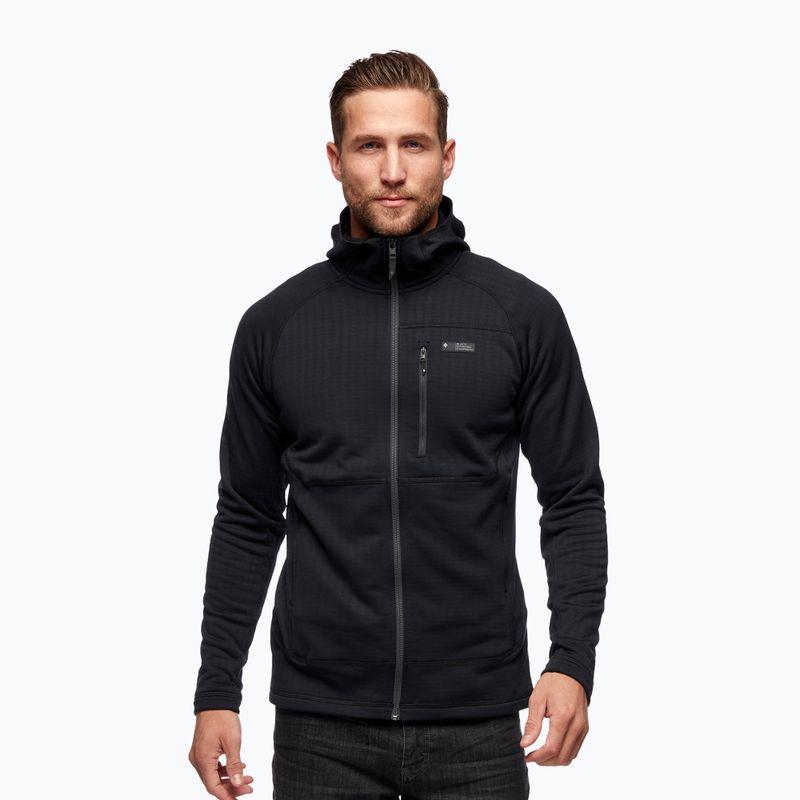 Bluza trekkingowa męska Black Diamond Factor Hoody black