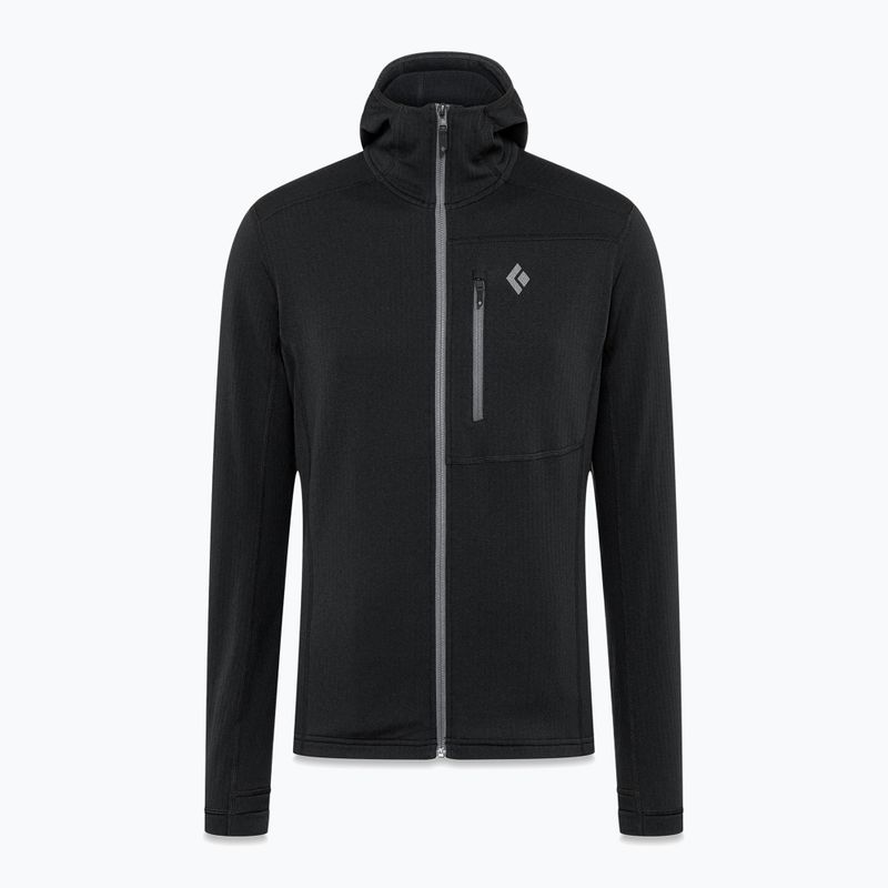 Bluza trekkingowa męska Black Diamond Coefficient Fleece Hoody black 5