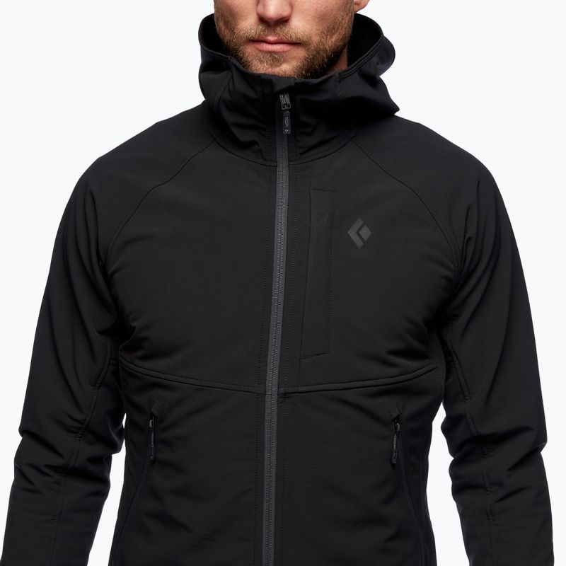 Kurtka softshell męska Black Diamond Element Hoody black 4