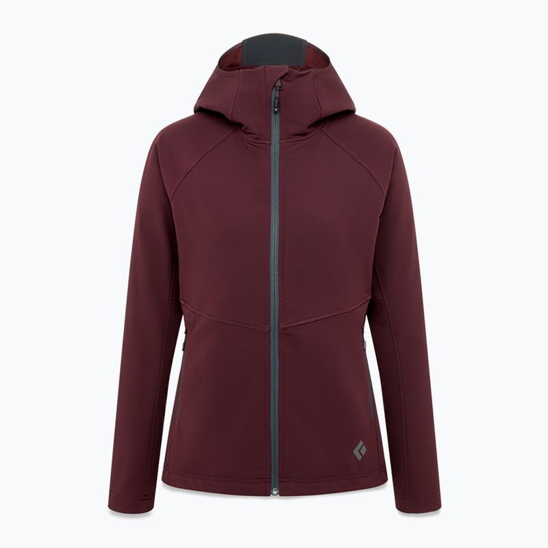 Kurtka softshell damska Black Diamond Element bordeaux 4