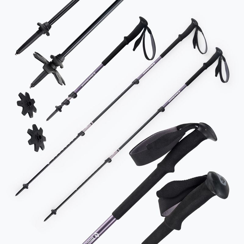 Kije trekkingowe Black Diamond Trail Trek granite 6