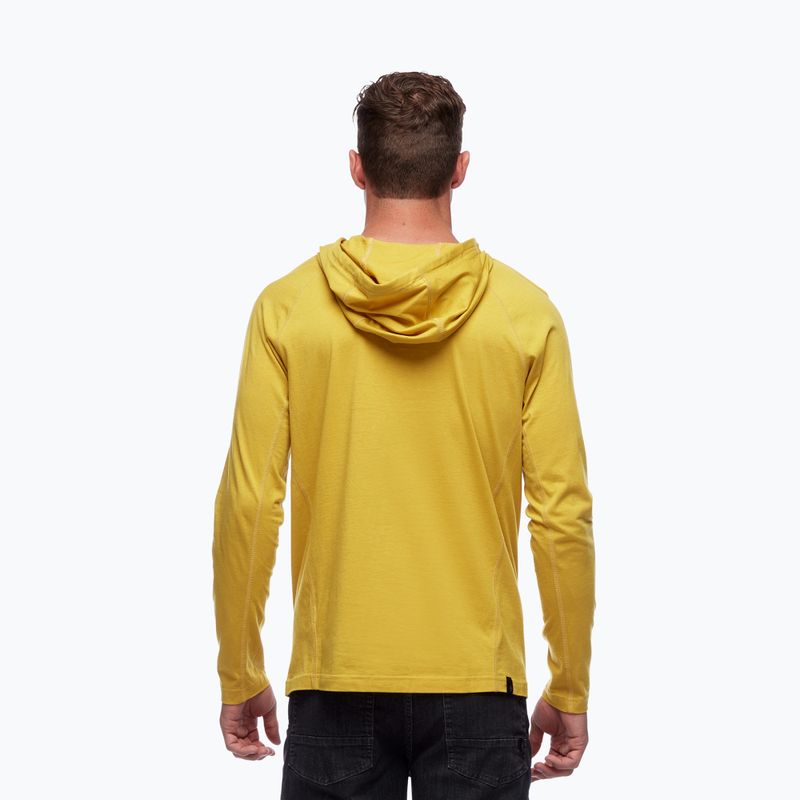 Bluza trekkingowa męska Black Diamond Crag Hoody sulphur 3