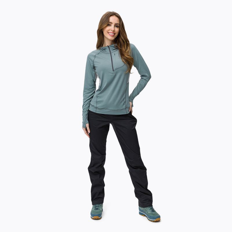 Bluza trekkingowa damska Black Diamond Alpenglow Pro Hoody storm blue 2