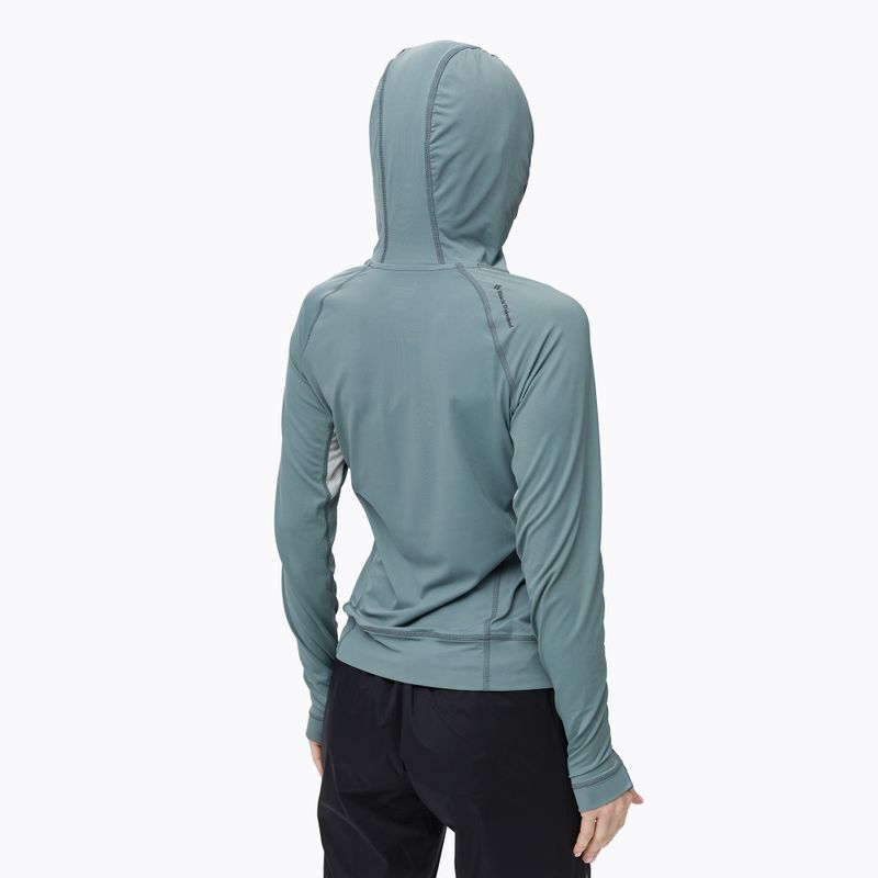 Bluza trekkingowa damska Black Diamond Alpenglow Pro Hoody storm blue 4