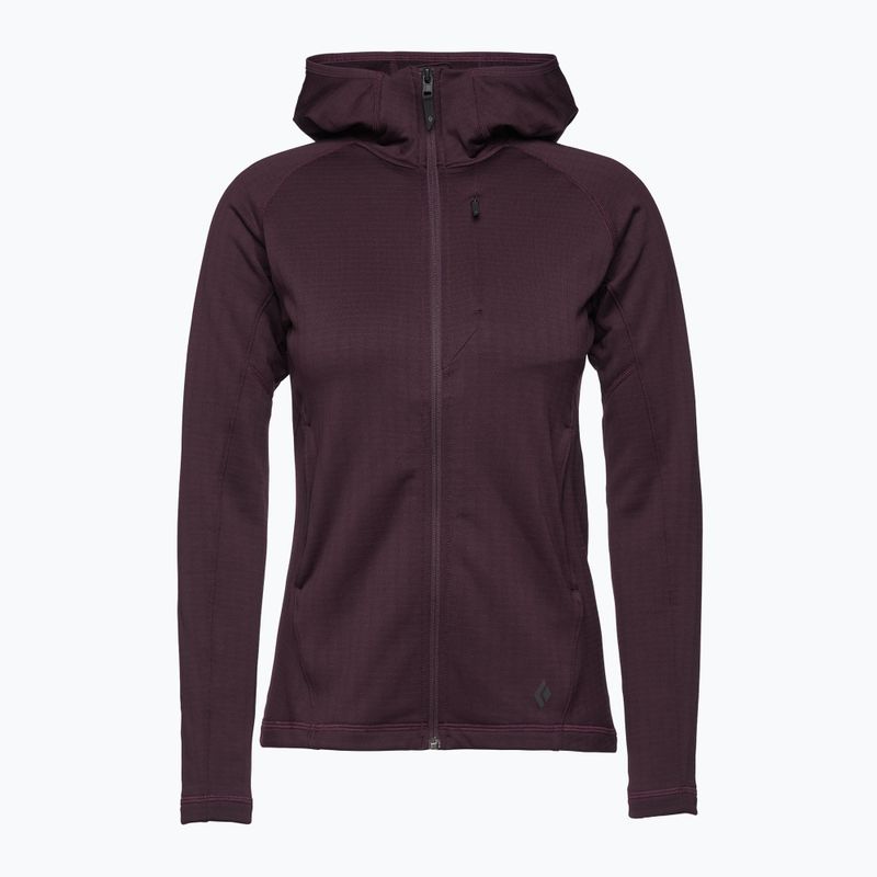 Bluza trekkingowa damska Black Diamond Factor Hoody bordeaux 3