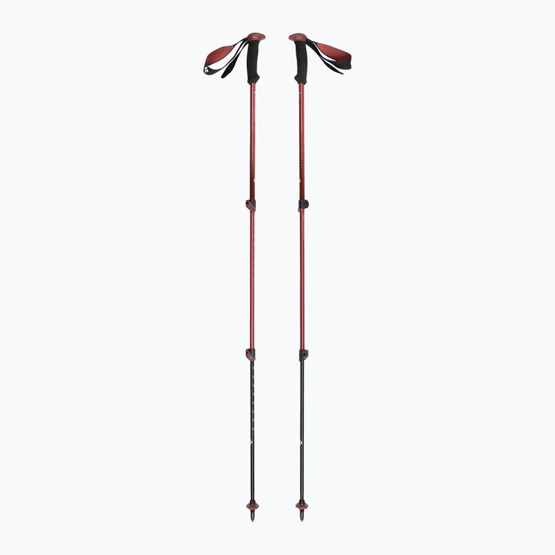 Kije trekkingowe Black Diamond Trail Back Trek dark crimson