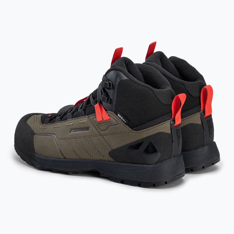 Buty podejściowe męskie Black Diamond Mission LT Mid WP Approach 2022 walnuts/octane 3